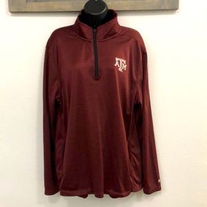 Texas A&M 3/4 zip pullover